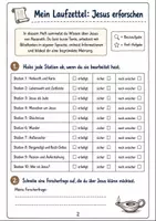 Vorschau - Stationenlernen - Jesus von Nazareth Klasse 5 -6 Forscherheft Religion - Seite 1