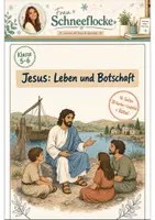 Vorschau - Arbeitsblätter - Jesus Leben und Botschaft Klasse 5 -6 Kartenset für Religion - Deckblatt