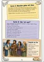 Vorschau - Arbeitsblätter - Jesus Leben und Botschaft Klasse 5 -6 Kartenset für Religion - Seite 3