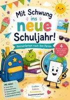 Vorschau - selbst erstellte Cliparts/Grafiken - Schulstart - Mitmachheft mit Ferienbingo - Deckblatt