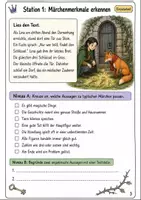 Vorschau - Arbeitsblätter - Märchen Klasse 5 -6 Merkmale und Kreatives Schreiben - Seite 2