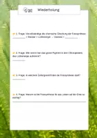Vorschau - Arbeitsblätter - Fotosynthese – Experimente mit Wasserpest zu den Einflussfaktoren | Biologie Klasse 7/8 - Seite 2