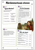 Vorschau - Arbeitsblätter - Märchenmerkmale Klasse 5 -6 Kreatives Schreiben üben - Seite 1