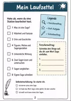 Vorschau - Unterrichtsreihen - Sagen-Forscherheft Klasse 5 -6 Merkmale und eigene Sage - Seite 1
