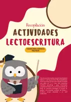 Vista previa - Fichas informativas / Documentos de lectura - RECOPILACIÓN DE 20 ACTIVIDADES DE LECTOESCRITURA - página 1
