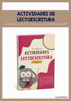 Vista previa - Fichas informativas / Documentos de lectura - RECOPILACIÓN DE 20 ACTIVIDADES DE LECTOESCRITURA - Portada