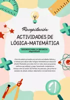 Vista previa - Fichas informativas / Documentos de lectura - RECOPILACIÓN DE 20 ACTIVIDADES DE LÓGICA-MATEMÁTICA - página 1