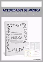 Vista previa - Fichas informativas / Documentos de lectura - RECOPILACIÓN DE 20 ACTIVIDADES DE MÚSICA - Portada