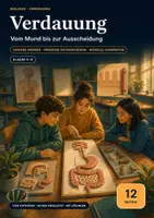 Vorschau - Arbeitsblätter - Verdauung – Stationenlernen Klasse 5–6 mit Lösungen - Deckblatt