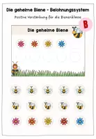 Vorschau - Anderer Materialtyp - Die geheime Biene - Belohnungssystem/Positive Verstärkung (CLM) - Deckblatt