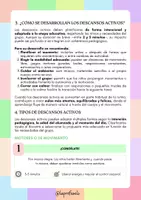Vista previa - Tarjetas / Manipulativos - GUÍA PRÁCTICA. DESCANSOS ACTIVOS - página 3