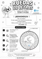 Vista previa - Unidades / Secuencias / Situaciones de Aprendizaje - RUEDAS DE LETRAS. BUSCA LAS LETRAS Y ESCRIBE LA PALABRA - página 3