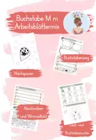 Vorschau - Arbeitsblätter - Laut M - Arbeitsblättermix Klasse 1 - Deckblatt