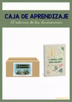Vista previa - Hojas de trabajo - CAJA DE APRENDIZAJE. DINOSAURIOS - Portada