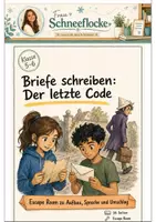 Vorschau - Arbeitsblätter - Briefe schreiben Klasse 5 -6 Escape Room Deutsch - Deckblatt