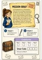 Vorschau - Arbeitsblätter - Briefe schreiben Klasse 5 -6 Escape Room Deutsch - Seite 1