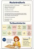 Vorschau - Arbeitsblätter - Briefe schreiben Klasse 5 -6 Escape Room Deutsch - Seite 2