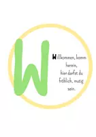 Vorschau - Präsentationen/Tafelbilder - Willkommen im Kindergarten - Girlande - Seite 2