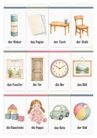 Vorschau - Fördermaterial/Inklusion - Kindergartenalltag Wortschatz | Lernkarten für Vorschule und Kindergarten - Seite 2