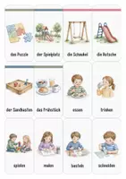 Vorschau - Fördermaterial/Inklusion - Kindergartenalltag Wortschatz | Lernkarten für Vorschule und Kindergarten - Seite 3