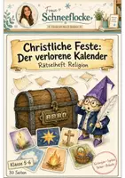 Vorschau - Arbeitsblätter - Christliche Feste Klasse 5 -6 Kirchenjahr Rätsel lösen - Deckblatt