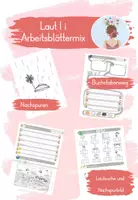 Vorschau - Stundenentwürfe - Materialpaket Buchstabeneinführung Arbeitsblättermix Klasse 1 - Seite 1
