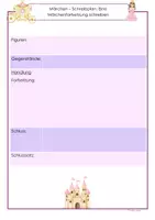 Vorschau - Arbeitsblätter - Märchen - Schreibplan: Eine Märchenfortsetzung schreiben - Seite 2