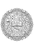 Vorschau - Mal- und Bastelvorlagen - Ausmalbilder, Mandalas zum Schulstart - Seite 2