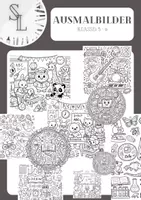 Vorschau - Mal- und Bastelvorlagen - Ausmalbilder, Mandalas zum Schulstart - Deckblatt