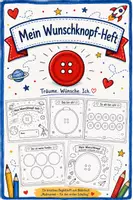Vorschau - Mal- und Bastelvorlagen - Wunschknopf-Heft – Begleitheft zur Einschulung | Kennenlernen & gemeinsame Schulzeit | Klasse 1 | Mutmacher für die Einschulung | - Deckblatt