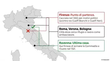 anteprima - Materiale di supporto/inclusione - Letteratura - 2 anno - Dante Alighieri - slide - Pagina 3