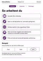Vorschau - Arbeitsblätter - Basisscreening Satzzeichen Deutsch Klasse 5–6 - Seite 1