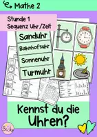 Vorschau - Unterrichtsreihen - Kennst du die Uhren? (Sequenz Uhr/Zeit 1) - Deckblatt
