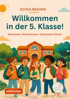 Vorschau - Spiele - Schulbeginn 5. Klasse editierbar - Deckblatt