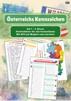Vorschau - Arbeitsblätter - Alle Autokennzeichen Österreichs - Arbeitsblätter - Deckblatt