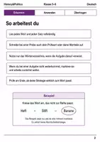 Vorschau - Arbeitsblätter - Basisscreening Grammatik Deutsch Klasse 5–6 - Seite 1