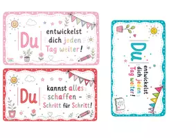 Vorschau - Mal- und Bastelvorlagen - DU-Riegel – Growth Mindset Mutmacher für den Schulstart & das ganze Schuljahr | Klasse 1–13 - Seite 3