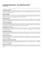 Vorschau - Arbeitsblätter - Angelika Klüssendorf - Das Mädchen (2011) - Deckblatt