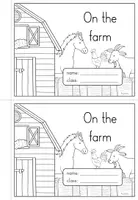 Vorschau - Arbeitsblätter - On the farm - Booklet (Englisch) - Seite 1