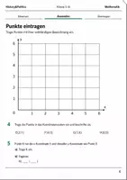 Vorschau - Arbeitsblätter - Koordinatensystem Basisscreening Klasse 5–6 - Seite 3