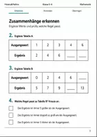Vorschau - Arbeitsblätter - Wertetabellen Basisscreening Klasse 5–6 - Seite 2