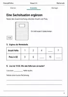Vorschau - Arbeitsblätter - Wertetabellen Basisscreening Klasse 5–6 - Seite 3