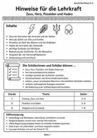 Vorschau - Arbeitsblätter - Griechische Götter - Seite 1
