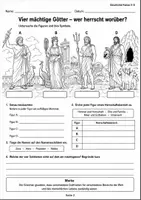 Vorschau - Arbeitsblätter - Griechische Götter - Seite 2