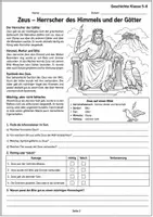 Vorschau - Arbeitsblätter - Griechische Götter - Seite 3