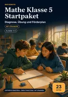 Vorschau - Arbeitsblätter - Mathe Klasse 5 Startpaket – Lernstandsdiagnose, Übungen mit Selbstkontrolle und Förderplan - Deckblatt