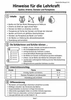 Vorschau - Arbeitsblätter - Griechische Götter - Seite 1