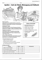 Vorschau - Arbeitsblätter - Griechische Götter - Seite 3
