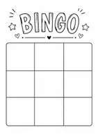 Vista previa - Juegos / Gamificación - Cuadrícula de bingo en blanco (3x3, 4x4 y 5x5) - página 1