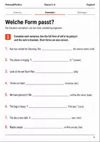 Vorschau - Arbeitsblätter - Future forms Basisscreening Englisch Klasse 5–6 - Seite 3